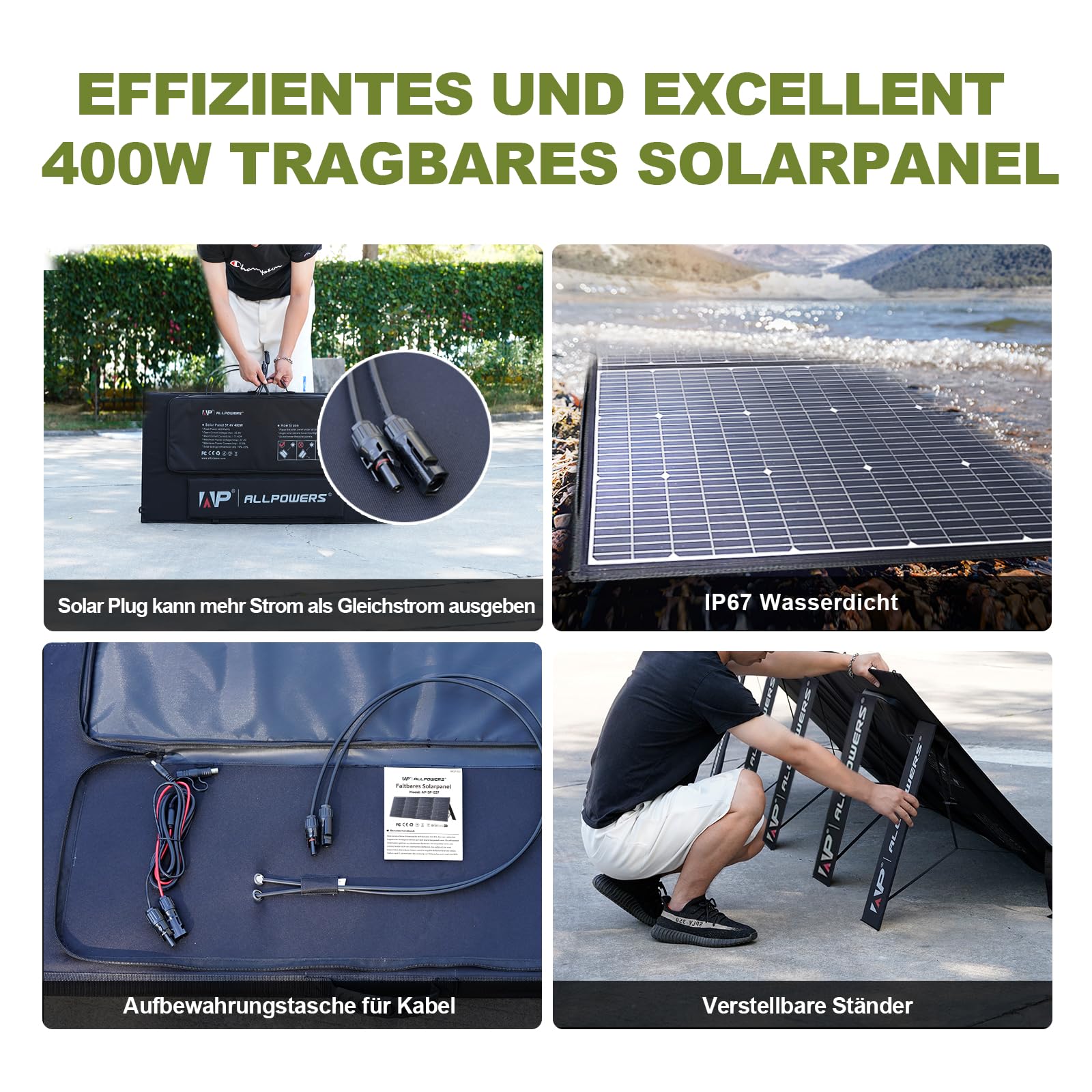 キャンプ用 ALLPOWERS Portable Power Source, Large Capacity, Solar Panel Set: Portable Battery, AC500 W, Sine Wave, 606 WH Large Capacity Battery, Small, Lightweight, Household Storage Batteries + 140 W, Foldable Solar Charger, Portable Charger for Camping ALLPOWERS S700 Power Station 606Wh 16400mAh, 700W Peak, AC Outlets